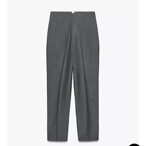 Zara PANTS WITH A HIGH WAIST womens